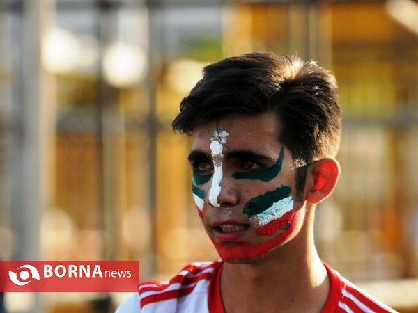 حاشیه های استادیوم آزادی پیش ازبازی ایران و پرتغال