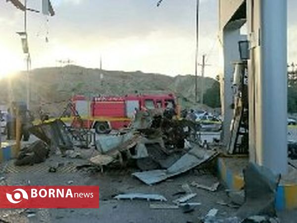 انفجار جایگاه گاز در مسجدسلیمان