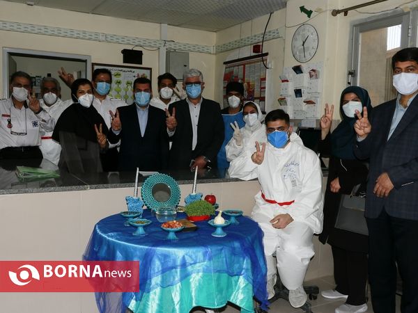 سال نو در کنار کادر درمان جنوب غرب خوزستان