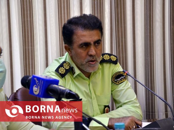 نشست خبری فرمانده انتظامی استان مازندران