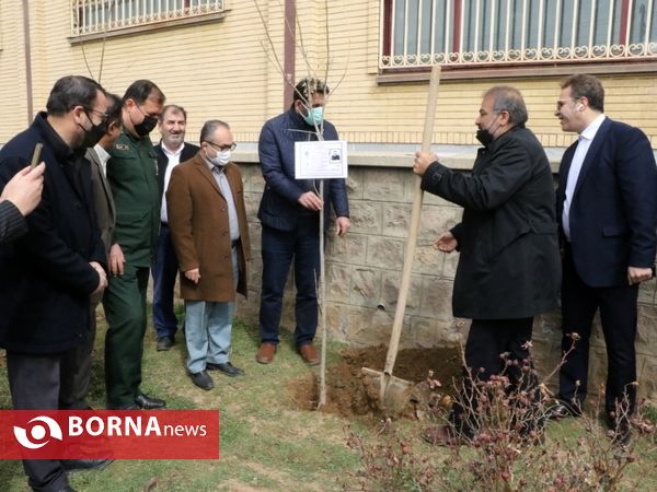 مراسم روز درختکاری جامعه ورزش آذربایجان‌غربی با حضور مازیار ناظمی