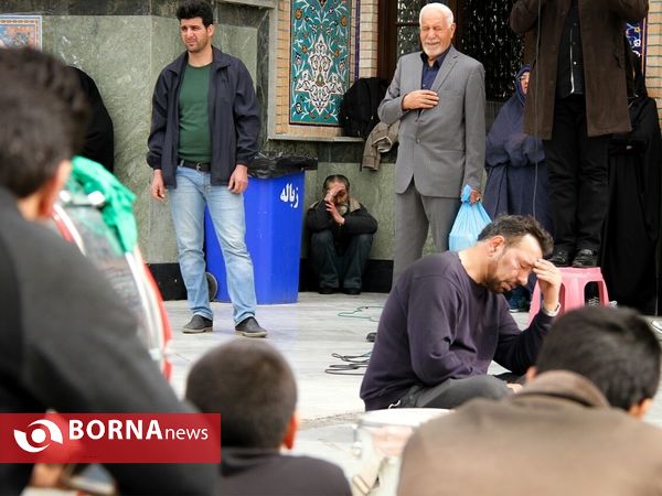 مراسم عزاداری سالروز شهادت حضرت فاطمه زهرا (س)  در امامزاده صالح تهران