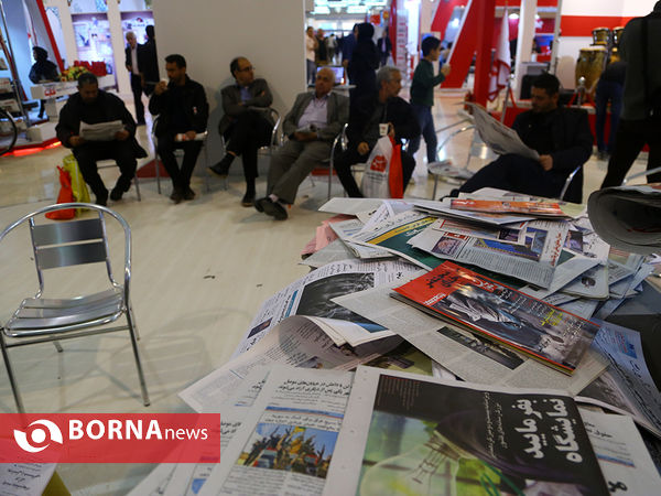 در حاشیه دومین روز نمایشگاه مطبوعات
