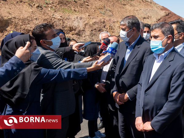 افتتاح جاده جدید هشتگرد-طالقان