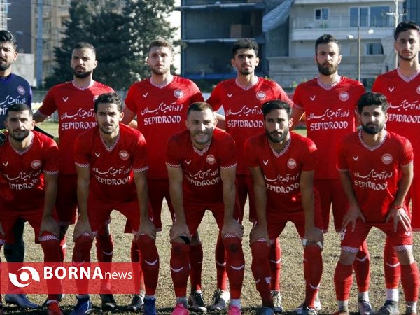 دیدار تیم های فوتبال سپیدرود رشت _شهدای بابلسر