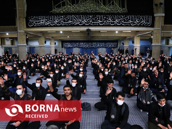 عزاداری اربعین حسینی با حضور مقام معظم رهبری