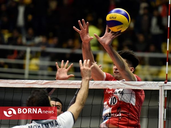 جدال والیبالی تیم های شهرداری ارومیه و شهرداری ورامین