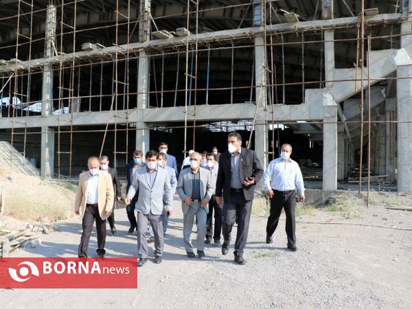 بازدید مدیران استانی از از اماکن ورزشی در حال احداث و در حال بازسازی استان آذربایجان شرقی
