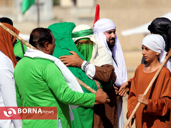 بازسازی واقعه غدیر در شهر زرقان فارس