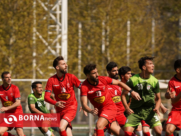 دیدار تیم ملی فوتبال امید ایران - پرسپولیس
