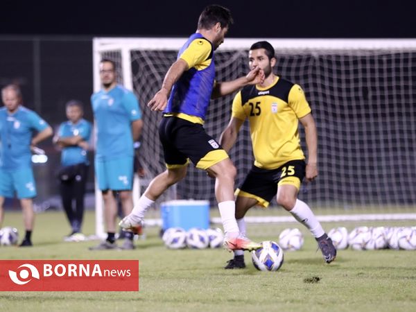 آخرین تمرین تیم ملی فوتبال ایران پیش از دیدار با عراق