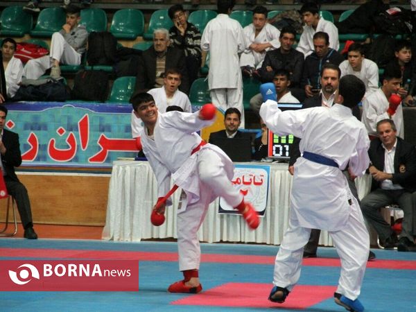 رقابت های کاراته قهرمانی کشور انتخابی تیم ملی نوجوانان و جوانان و امید در اصفهان