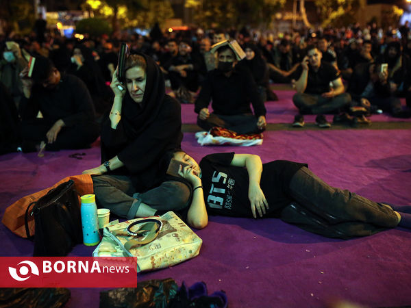 مراسم احیاء شب بیست ویکم ماه مبارک رمضان - میدان فلسطین