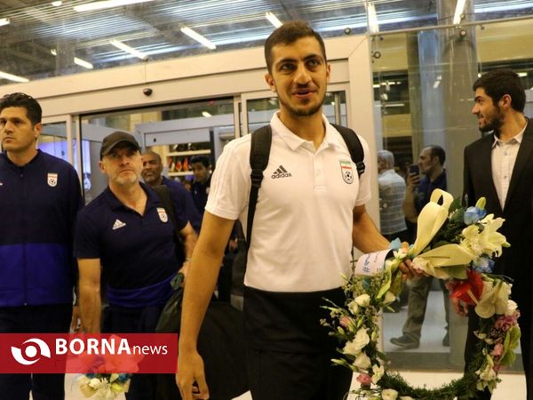 در حاشیه حضور تیم ملی فوتبال ایران- فرودگاه امام خمینی