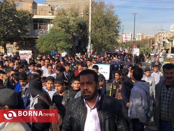راهپیمایی روز دانش آموز- باقرشهر کهریزک