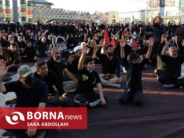 پیاده روی جاماندگان اربعین در تهران