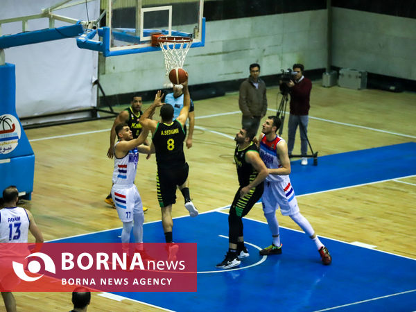 دیدار تیم های بسکتبال نبوغ - کاله