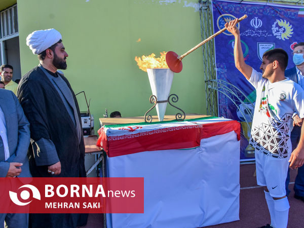 آیین افتتاحیه اولین دوره مسابقات مینی فوتبال روستایی و عشایری