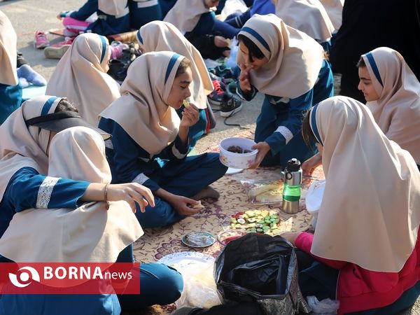 همایش پیاده روی از خانه تا مدرسه در مدارس استان فارس