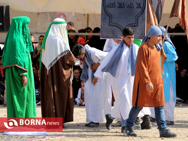 بازسازی واقعه غدیر در شهر زرقان فارس