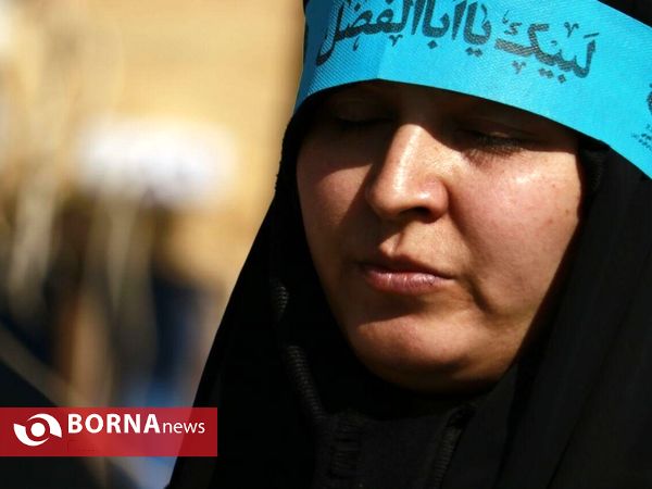 نمای نزدیک اربعینیون شلمچه