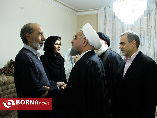 دیدار رئیس جمهوری با جانباز سوری