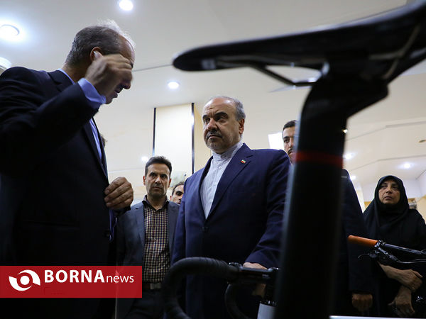بازدید وزیر ورزش و جوانان  از اردوی تیم ملی دوچرخه‌سواری
