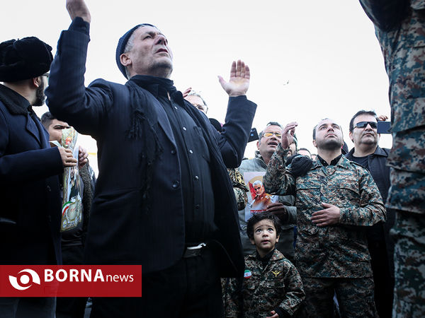 تشییع پیکر سردار شهید حاج قاسم سلیمانی در تهران