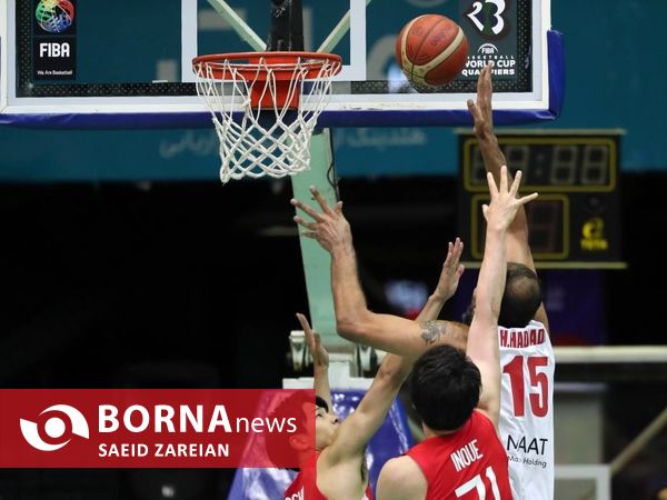 دیدار تیم های بسکتبال ایران - ژاپن