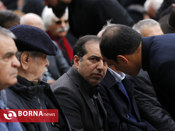 تشییع پیکر مرحوم جمشید مشایخی