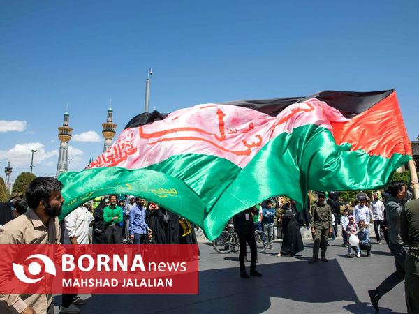 راهپیمایی روز قدس در مشهد