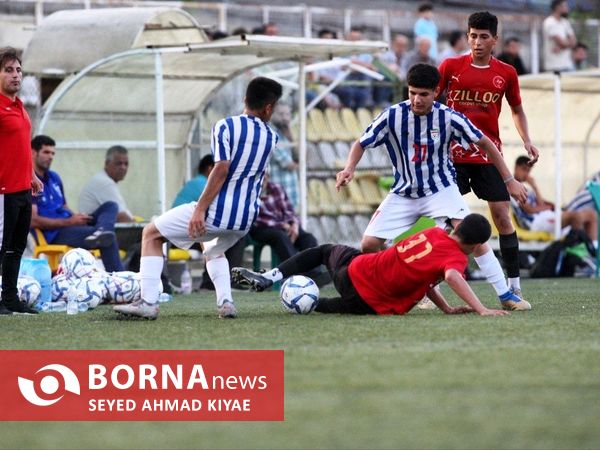 دیدار دوستانه تیم ملی نونهالان _ نوجوانان فراز لاهیجان