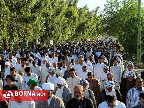 اقامه نماز عید فطر در هویزه