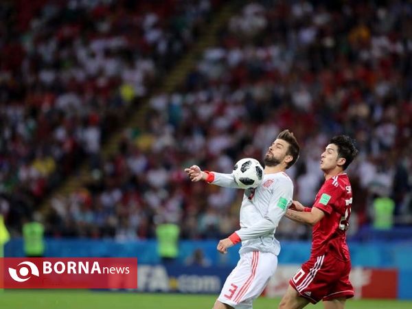 دیدار تیم های ملی فوتبال ایران - اسپانیا