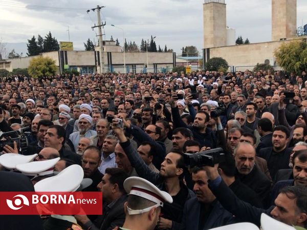 بدرقه پیکر رییس سازمان تامین اجتمایی