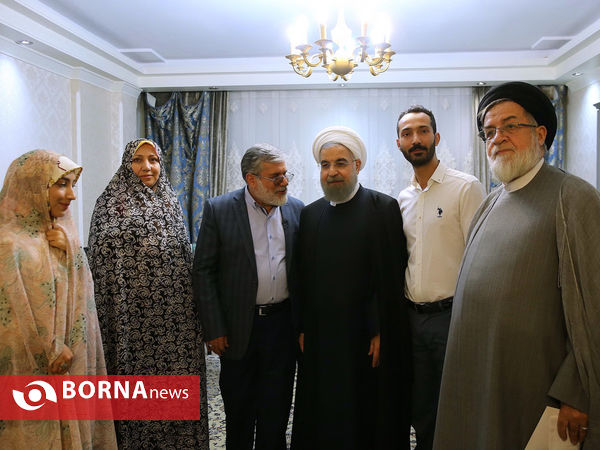 رییس جمهوری در دیدار امیر جانباز عباس طائفه