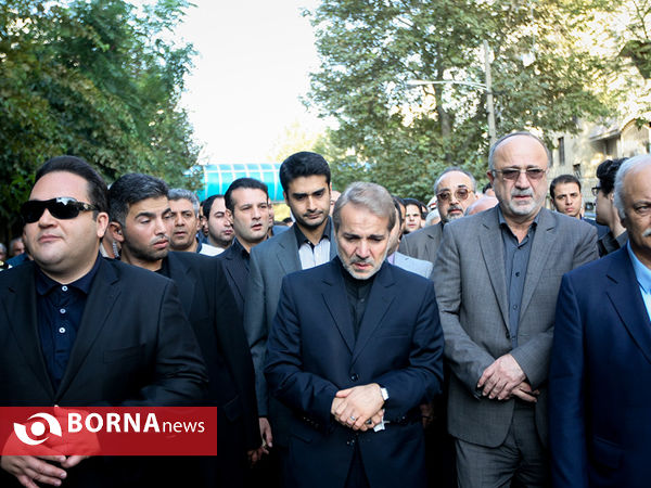 مراسم تشییع پیکر برادر سخنگوی دولت