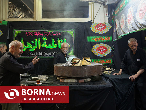 عزاداری روز تاسوعای حسینی علیه السلام در بازار تهران 