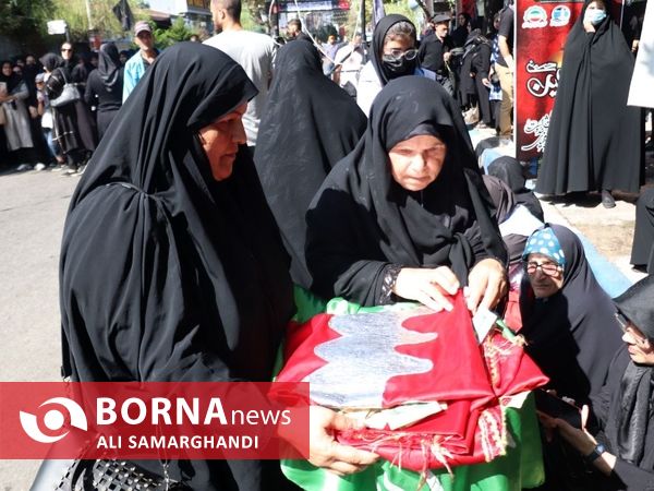 پیاده روی جاماندگان اربعین در بندرانزلی