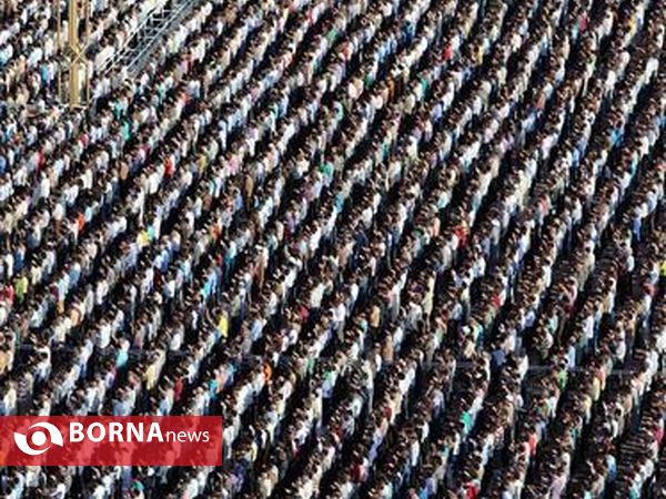 نماز عید فطر حرم مطهر رضوی
