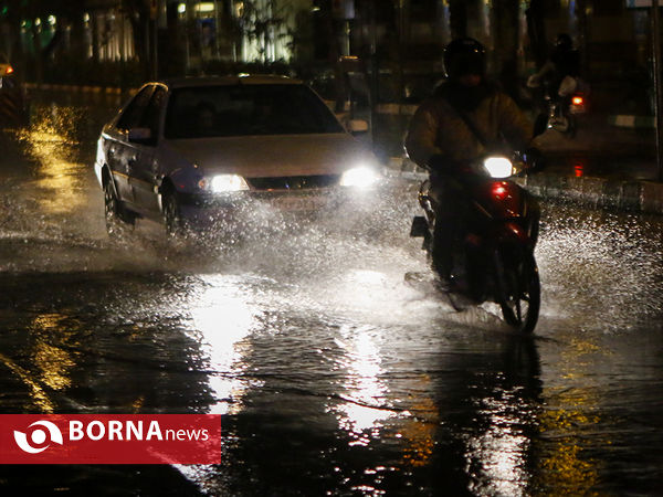 آب گرفتگی معابر خیابان های تهران