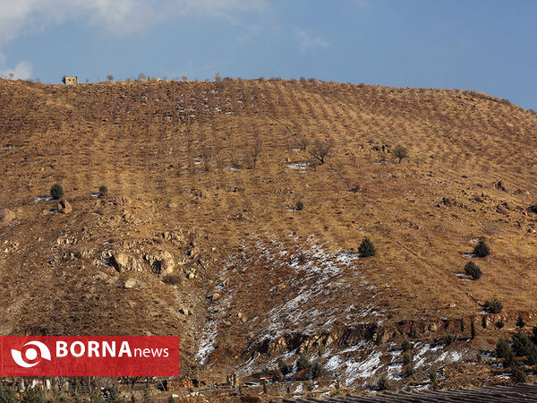 بارش اولین برف پاییزی در تهران 2