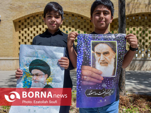 حضور کودکان در مراسم سالگرد ارتحال امام خمینی(ره)