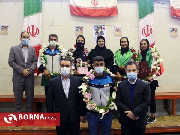 مراسم استقبال از مقام آوران مسابقات انتخابی المپیک _ بندرانزلی