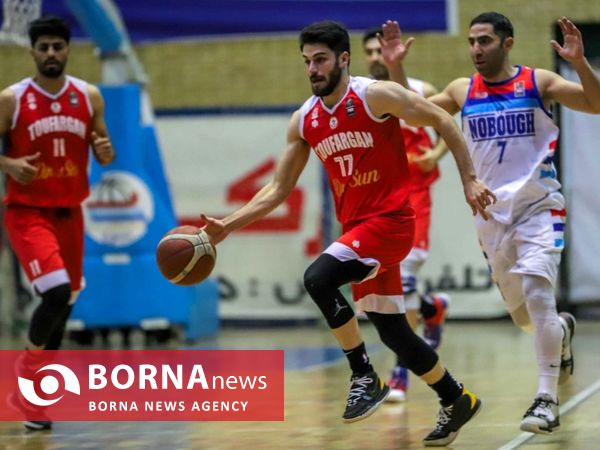 دیدار تیم های بسکتبال نبوغ - توفارقان