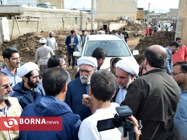 بازدیدتولیت آستان قدس رضوی از مناطق سیل زده پلدختر