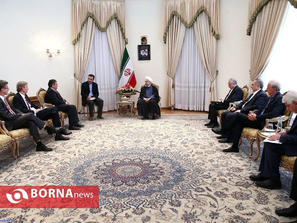 دیدار رییس جمهوری با معاون صدراعظم آلمان