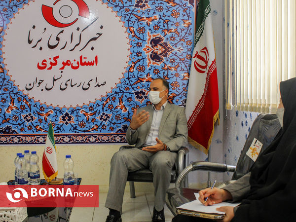 حضور رئیس سازمان جهاد کشاورزی  در دفتر خبرگزاری برنا