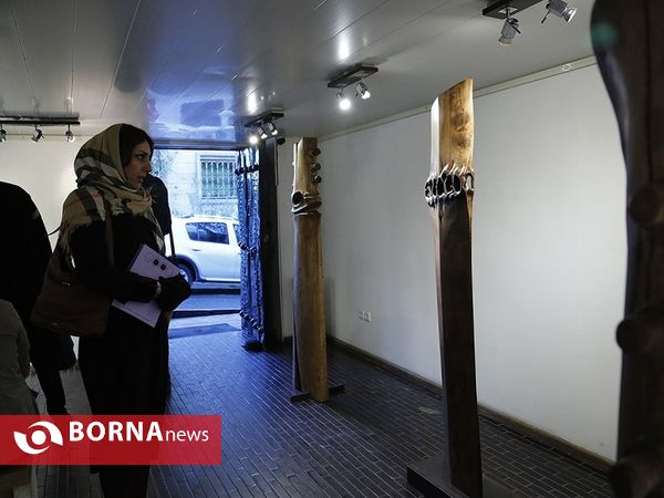 افتتاح نمایشگاه «اندر میانم پیچ پیچ»