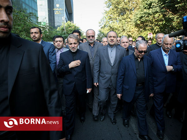 مراسم تشییع پیکر برادر سخنگوی دولت